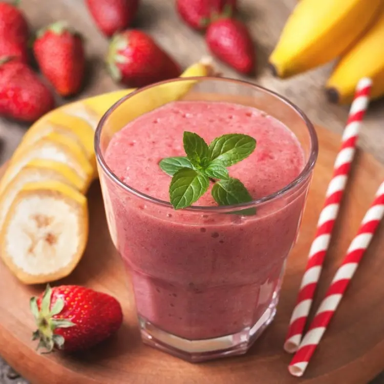 Strawberry Juice Milk