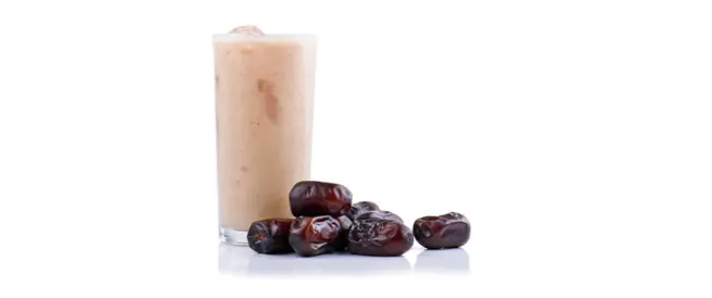 Date juice with milk